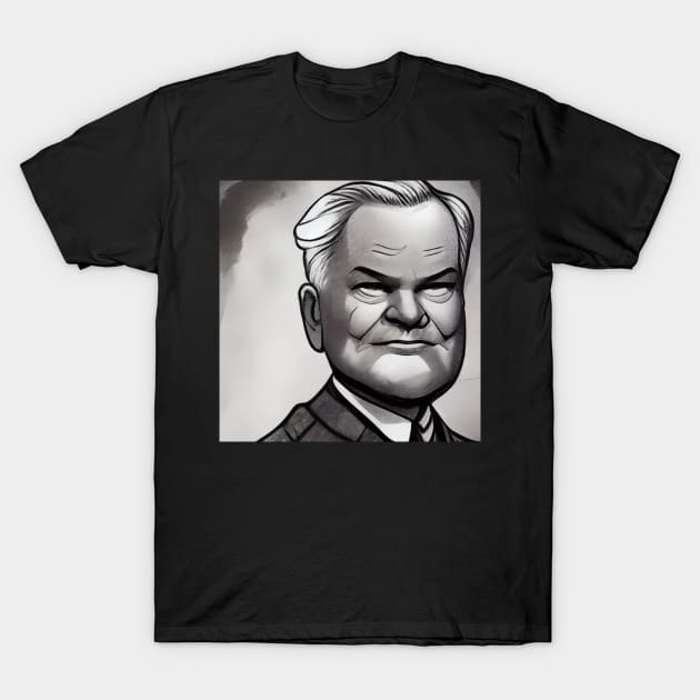 Herbert Hoover | Comics style T-Shirt by ComicsFactory